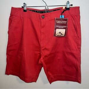Denali Men’s Stretch Flex Waist Shorts 36 Waist Color Watermelon NWT